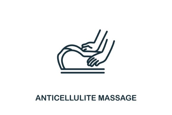 Anticellulite Massage Icon: A Clean, Versatile Design Asset for Modern Projects