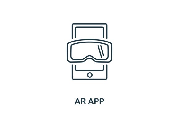 Ar App: Elevating Digital Design with Simple Line Iconography