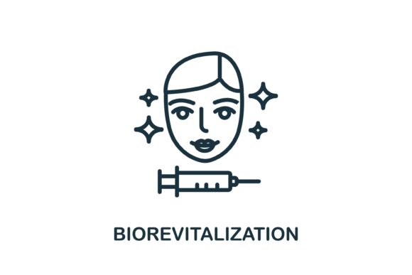 Biorevitalization Icon: A Simple, Versatile Visual for Modern Design Needs