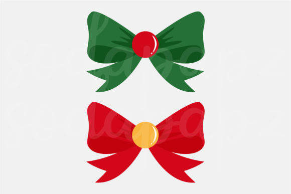 Classic Christmas Ribbons: Festive Design Assets