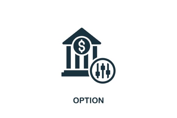 Enhancing Financial Interfaces with the Monochrome Option Icon