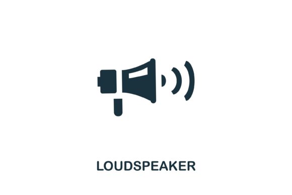 Loudspeaker Icon: A Dynamic Design Asset