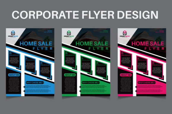 Modern Real Estate Flyer Template for Corporate Marketing
