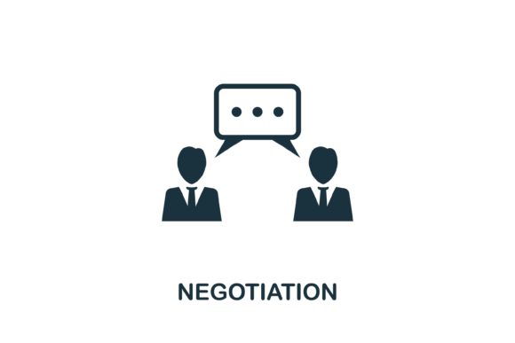 Negotiation Icon: A Modern Design Asset for Visual Storytelling