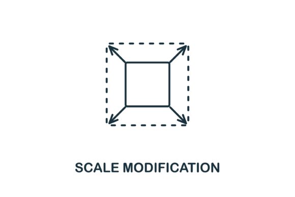 Scale Modification: Enhancing Visual Communication in 3D Printing and Digital Design